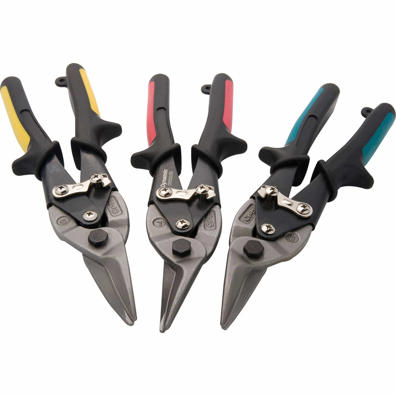 Aviation Snips Set, Right / Straight / Left 3pc